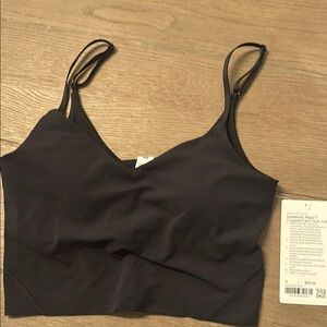 Black Strappy Crop Top